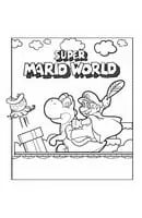 Super mario kleurplaat 11